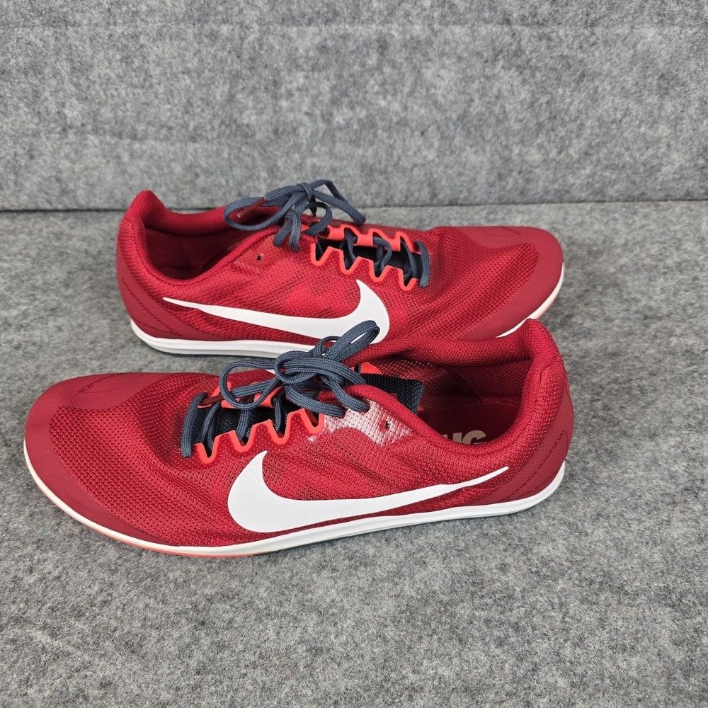 Nike Zoom Rival D Shoes Mens Size 11 Red Racing Track Spikes 907566-601